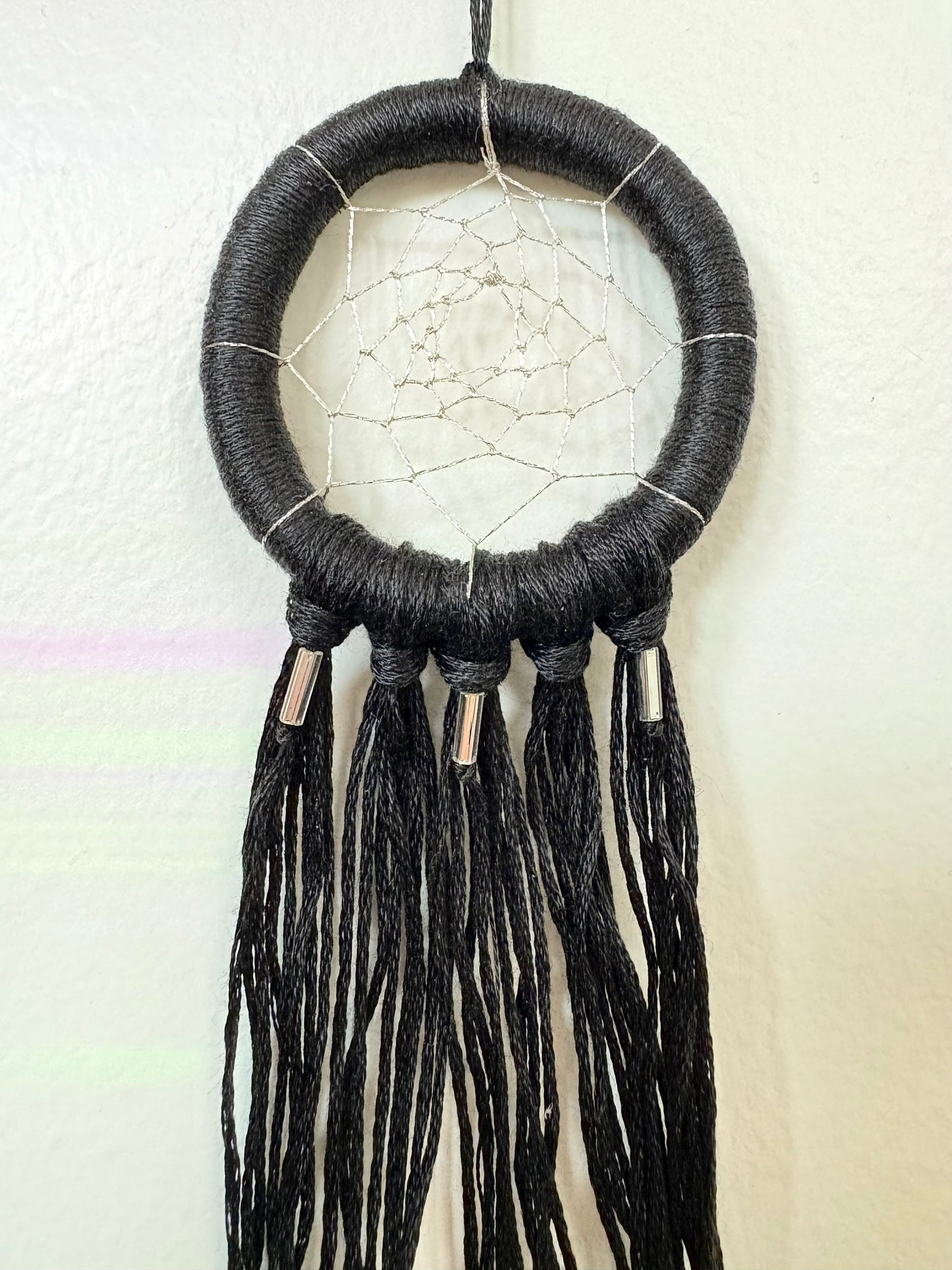 dreamcatcher - black & silver