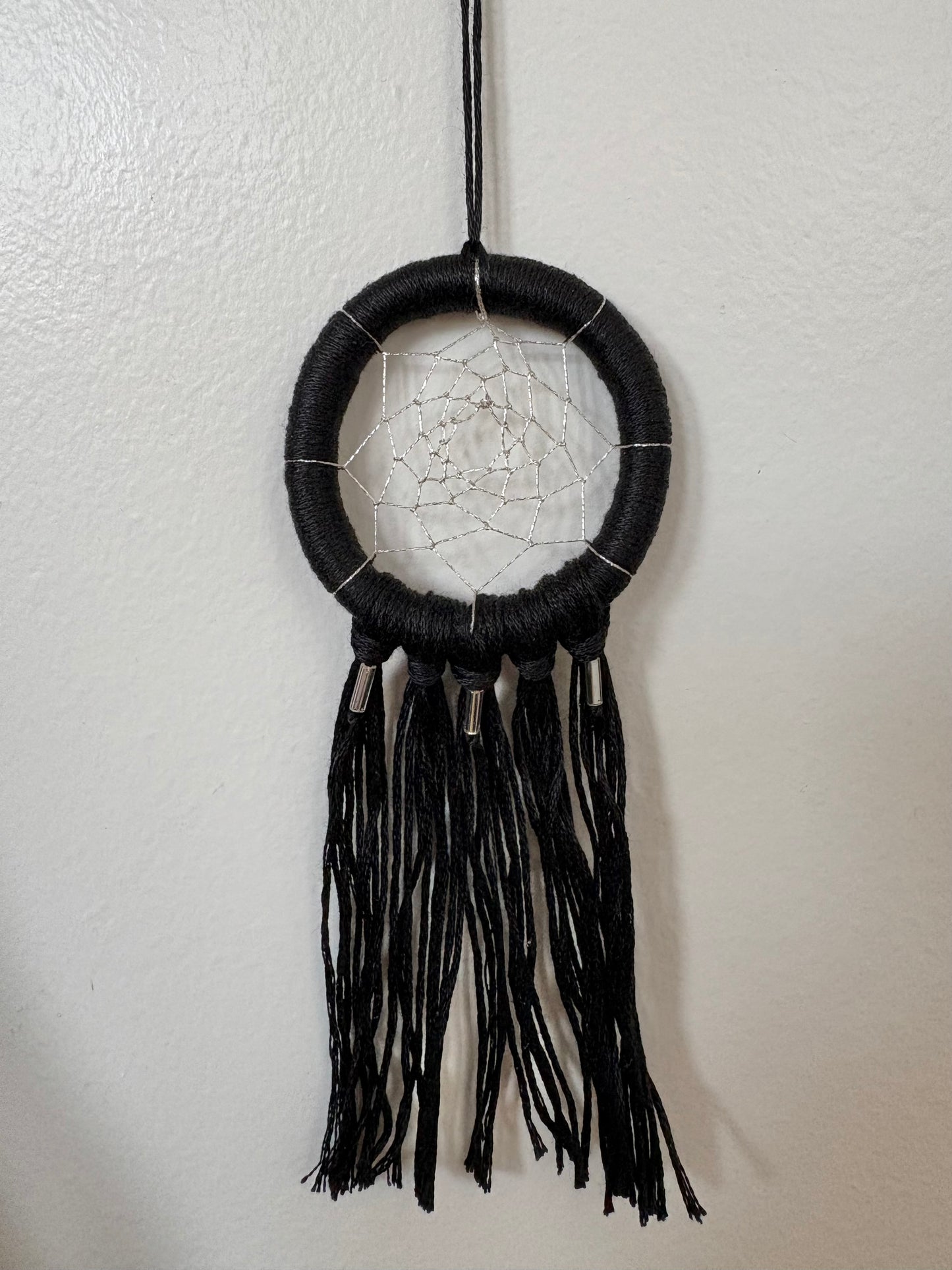 dreamcatcher - black & silver