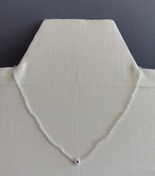 necklace - floaty flower
